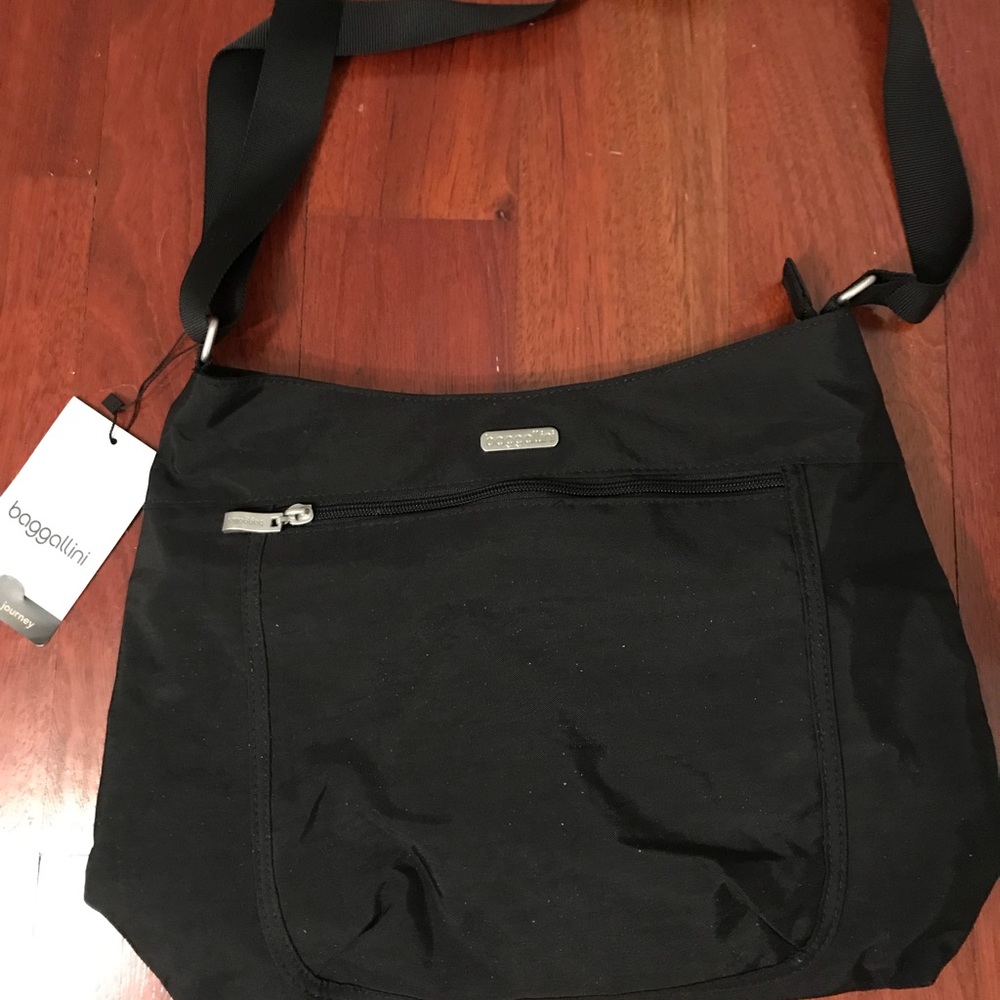 Black functional satchel NWT